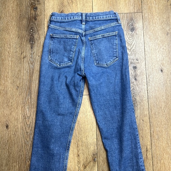 AGOLDE Merrel Mid Rise Straight Jeans Size 24 - Picture 6 of 11